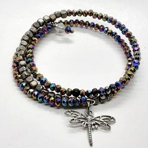 2.5 times wrap memory wire bracelet.